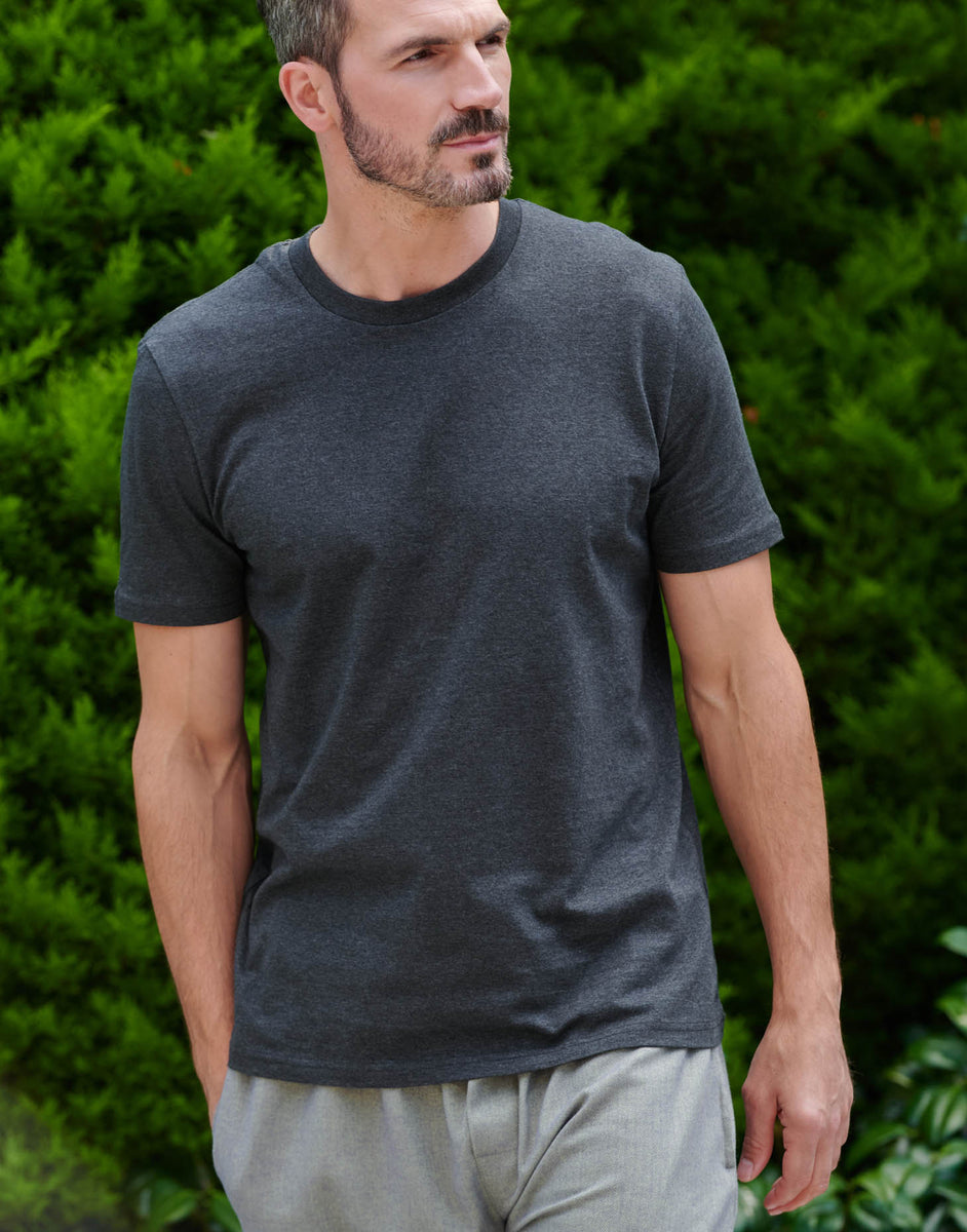 Classic Organic Tee - Heather Grey (3-Pack)