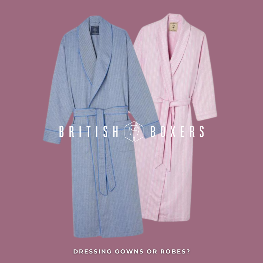 What Is the Difference Between a Robe and a Dressing Gown?