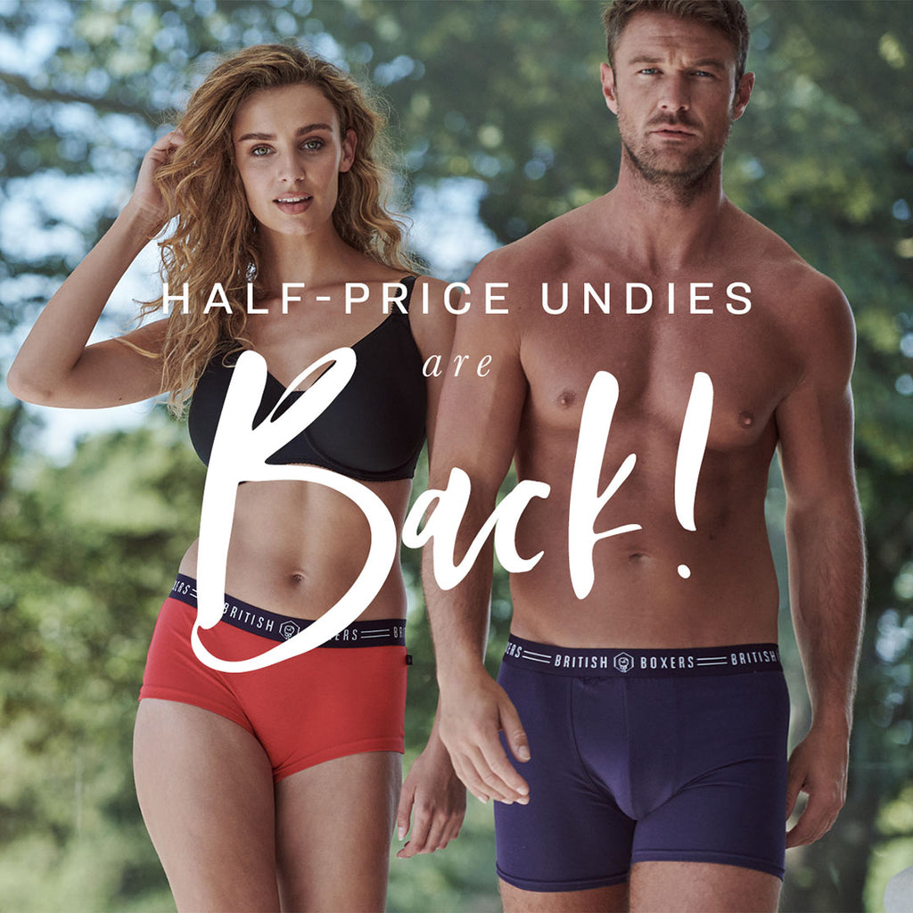 Half-price undies are back!