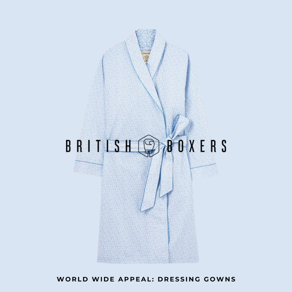 The worldwide popularity of dressing gowns