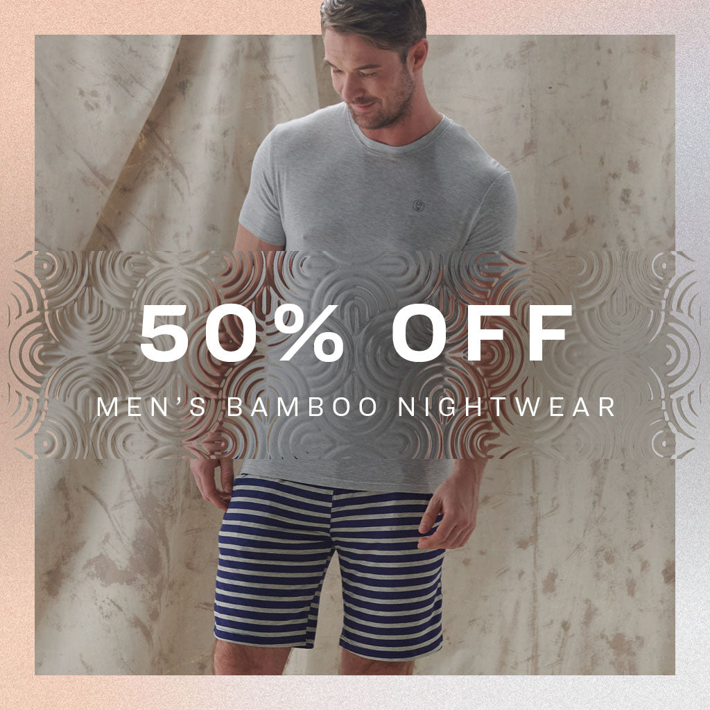 50% OFF Men's Bamboo Nightwear