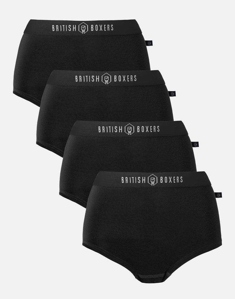 Lucky Dip! 4 Pairs of High Leg Knickers – British Boxers