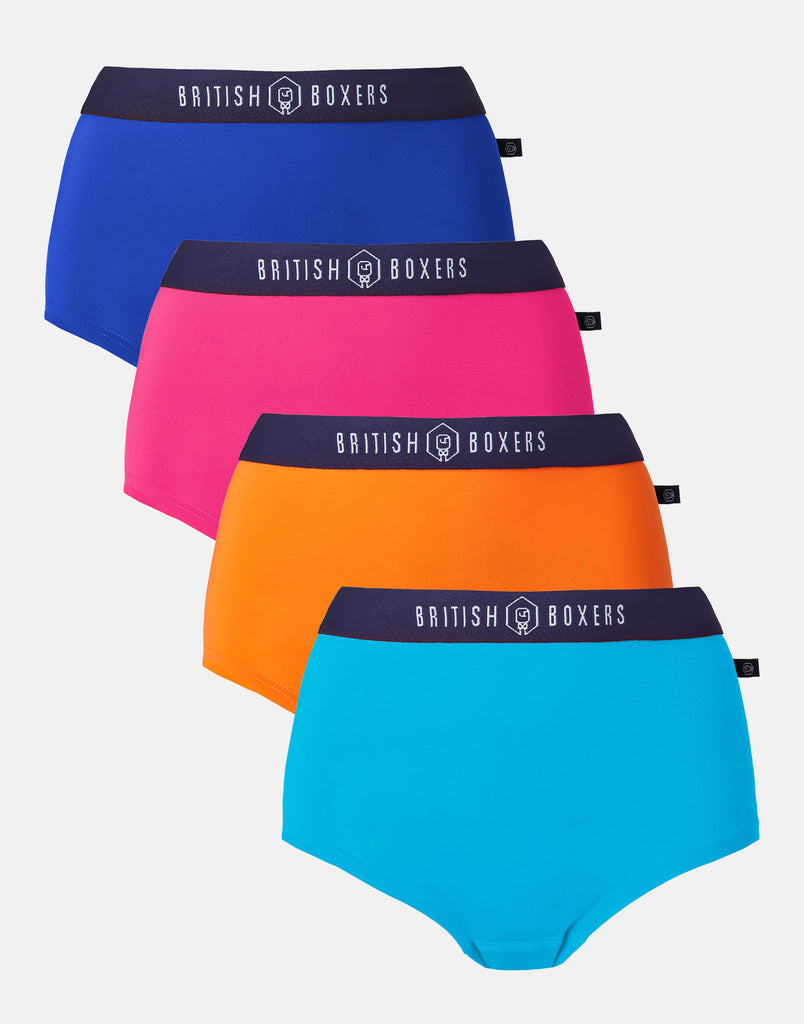 Women's Brushed Cotton Sleep Shorts – Powder Pink Herringbone – British  Boxers