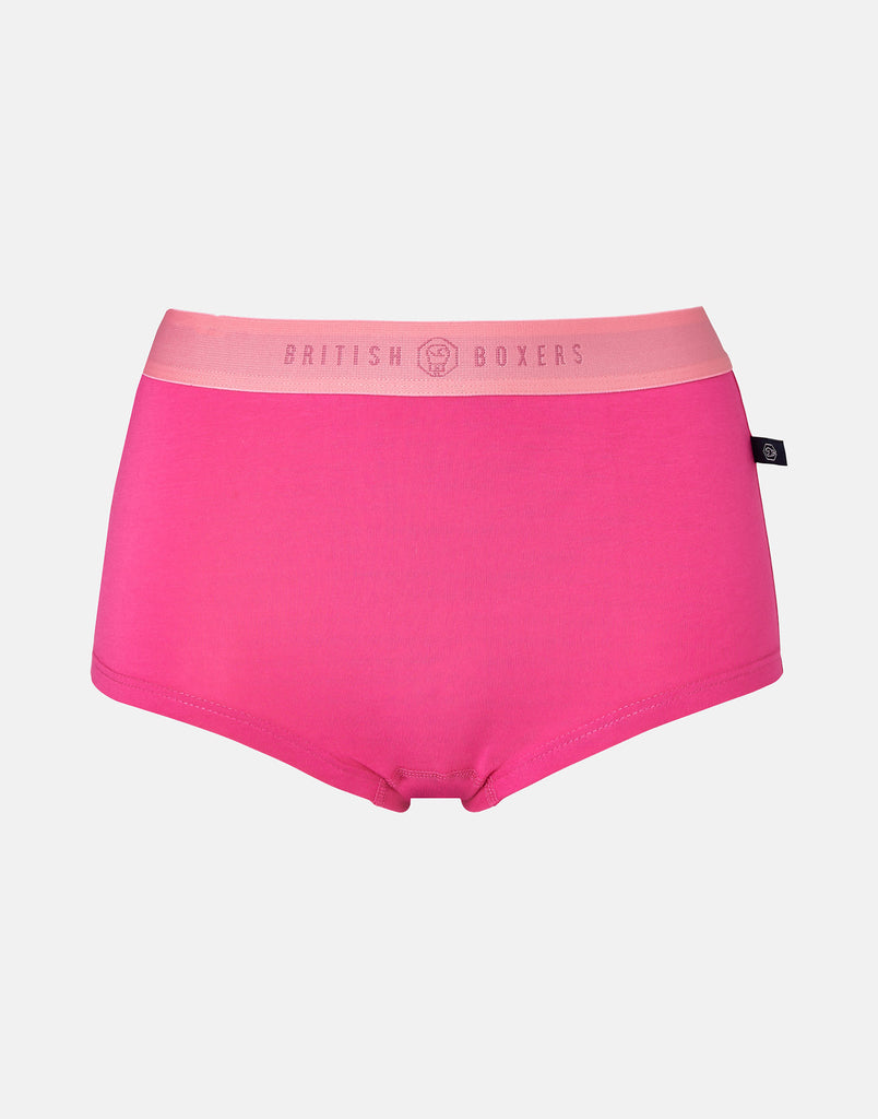 Three-pack Hipster Boxer Briefs – Pink Gin - British Boxers