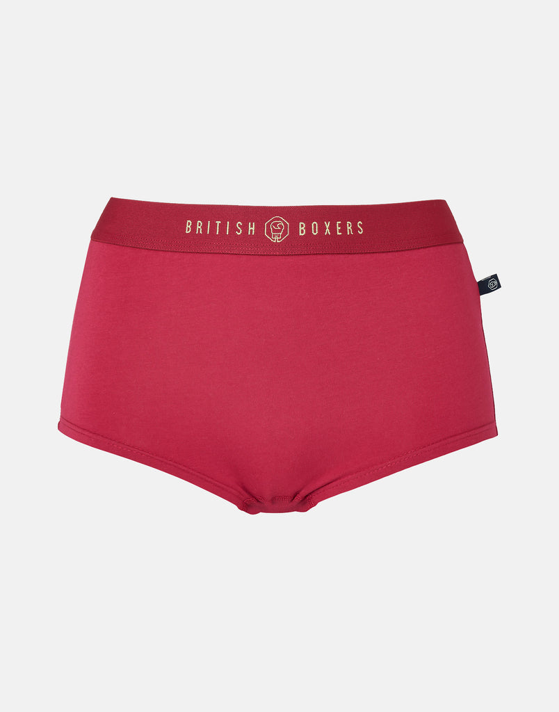 Three-pack Hipster Boxer Briefs – Rosehip - British Boxers