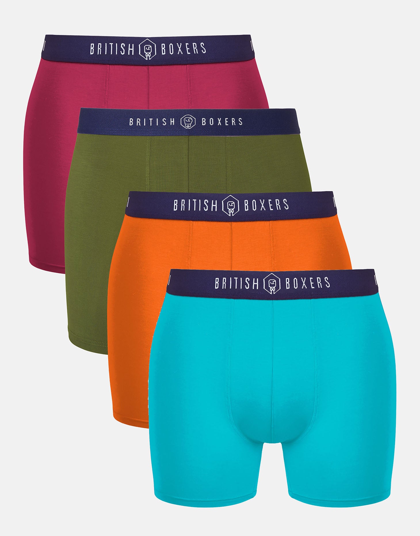 Lucky Dip! 4 Pairs of Men's Cotton Stretch Trunks