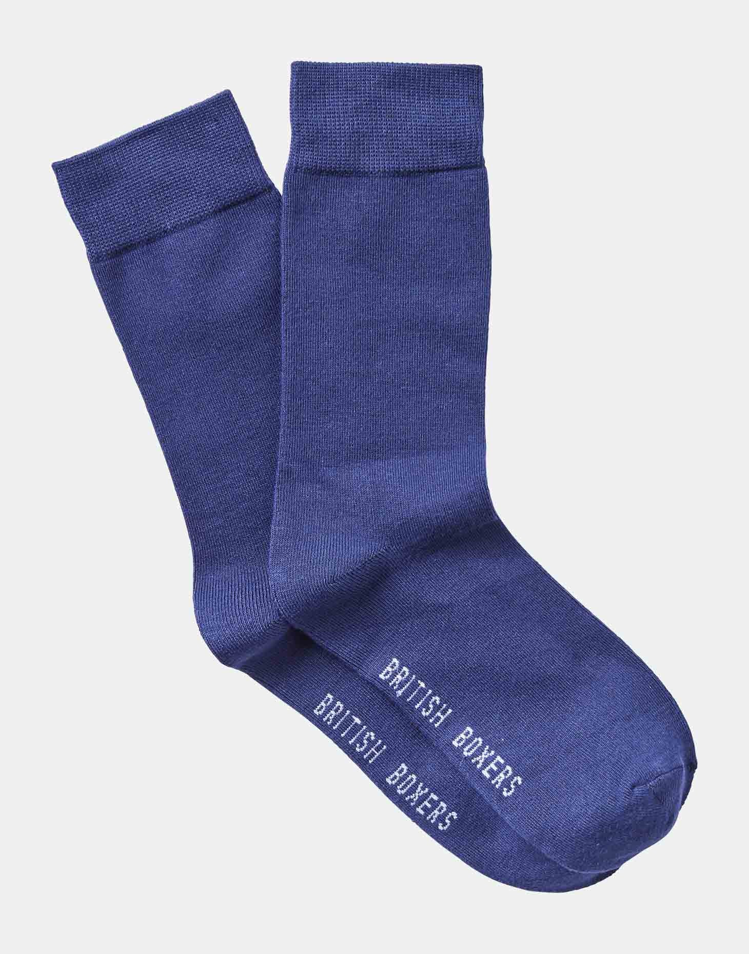 Men's Unique Blue Sock Bundle - 6 Pair