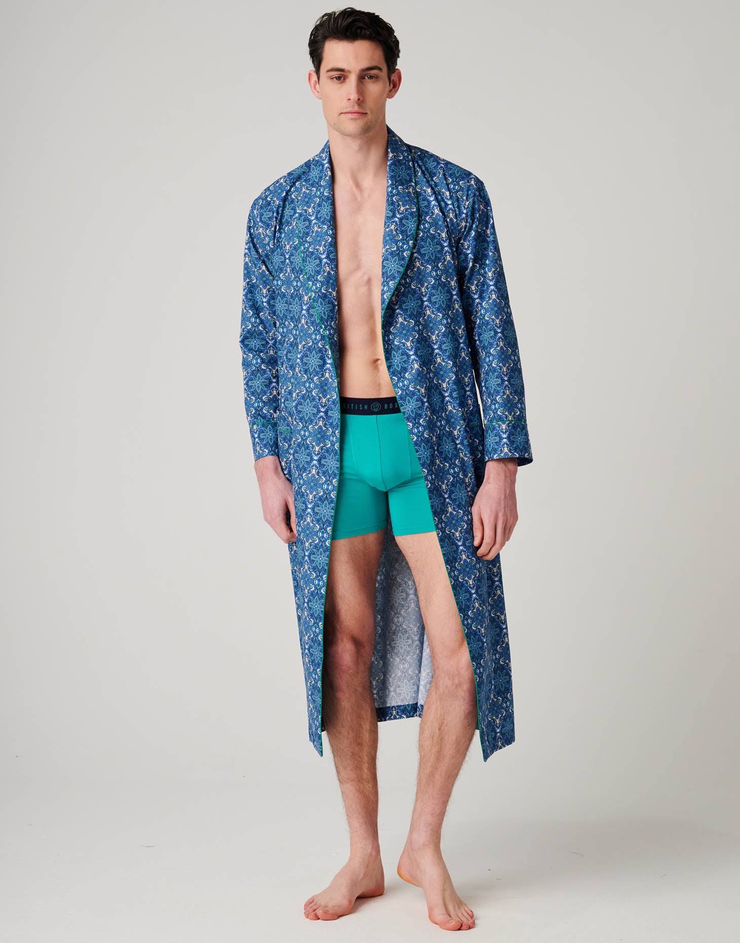 Men's Brushed Cotton Dressing Gown – Alton