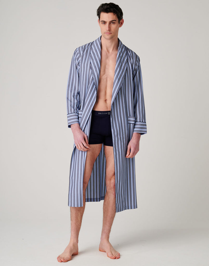 mens brushed cotton dressing gown Brushed Cotton Dressing Mens Patterned Dressing Gown Mens Thin Dressing Gown Outlet