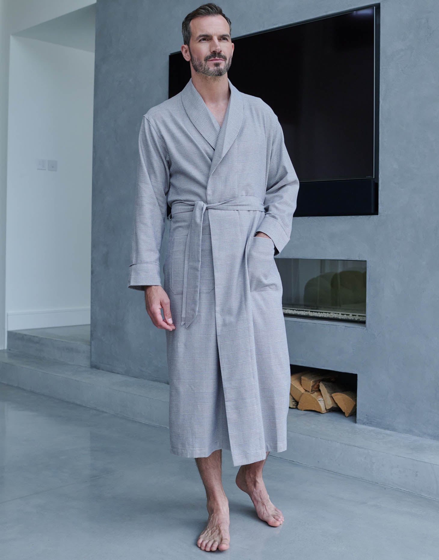 Grey dressing gown 2025