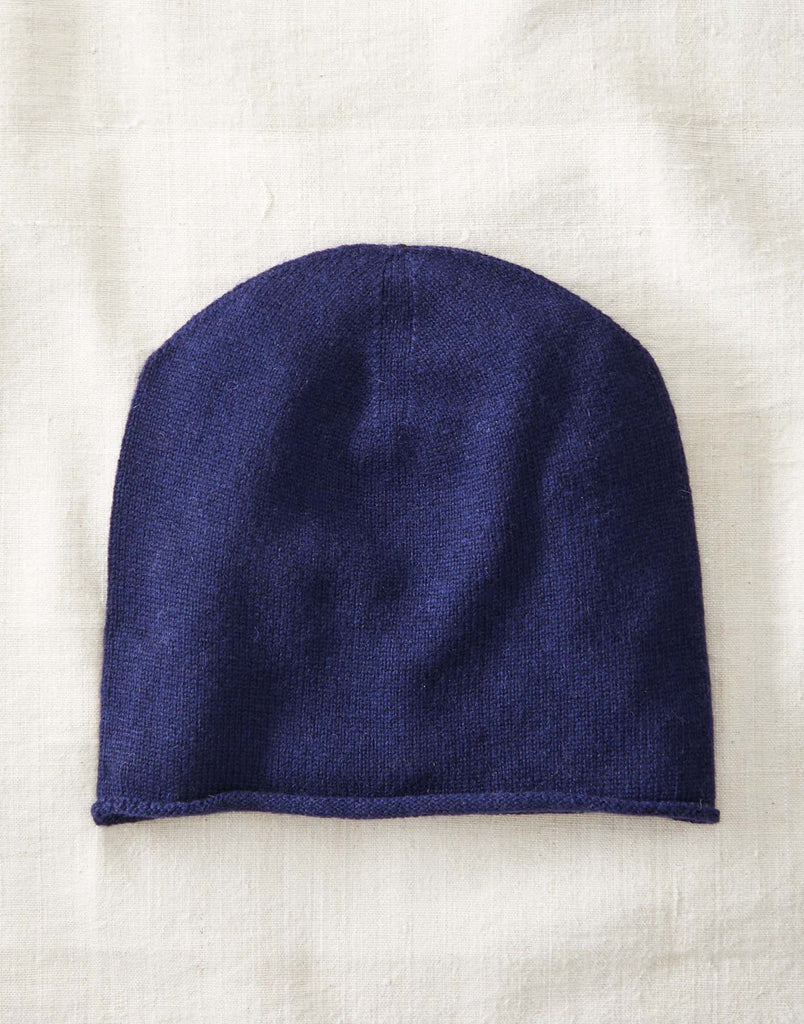 Unisex Luxury Merino Wool Beanie Hat – Navy - British Boxers