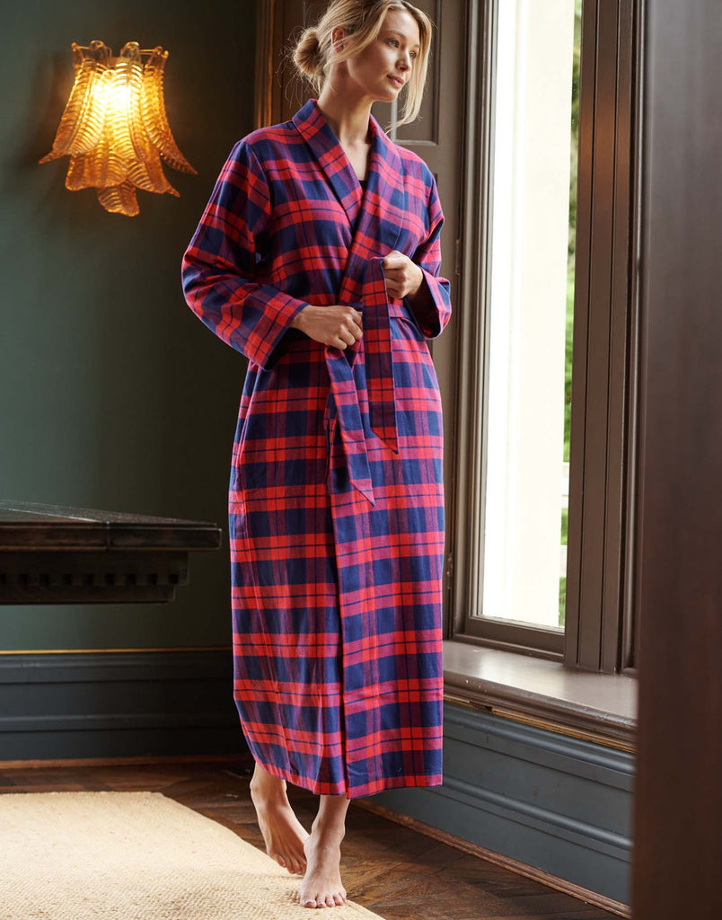 brushed cotton dressing gown Brushed Cotton Dressing Gowns