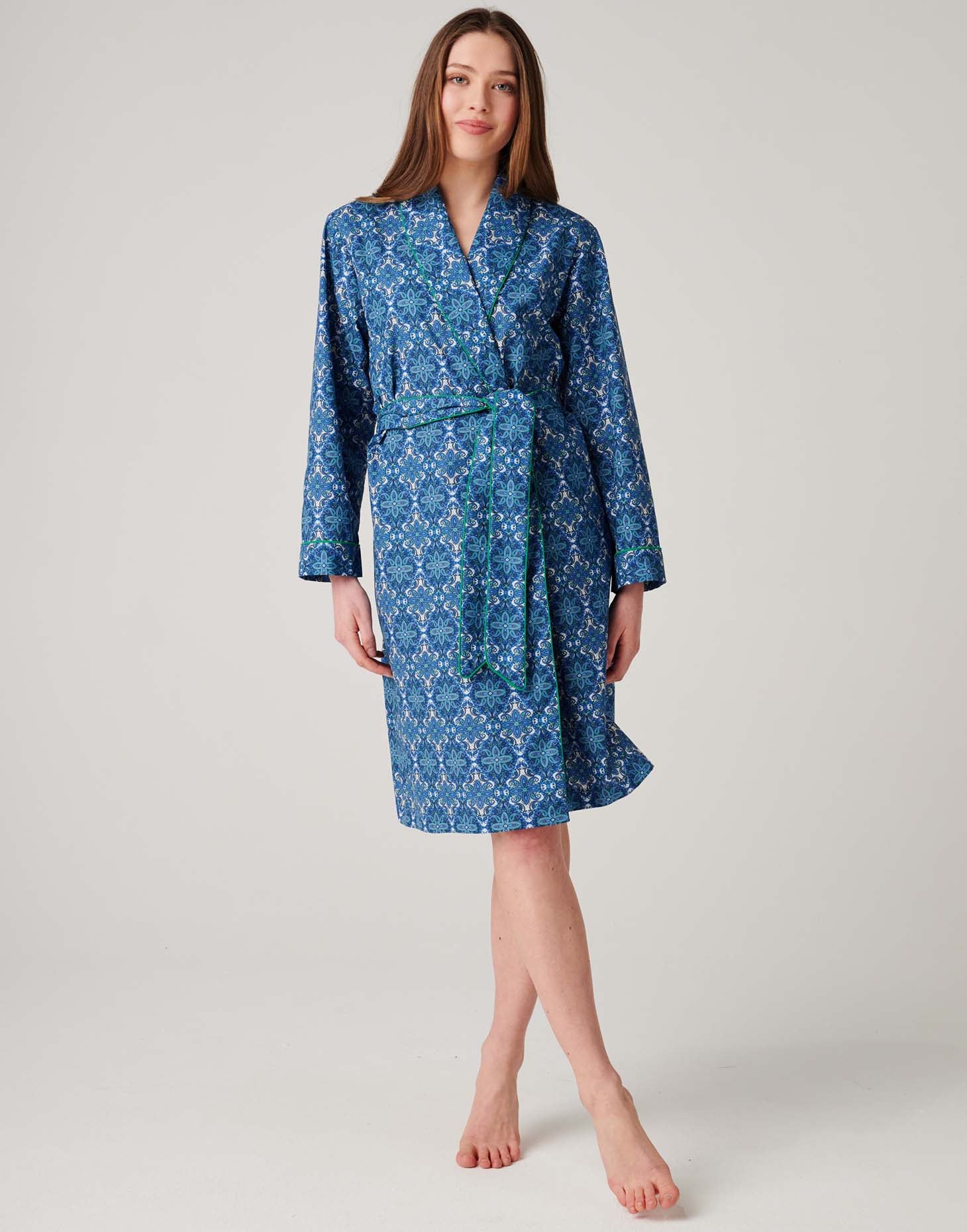 knee length dresses for ladies Women's Merino Wool Thermal Dressing Gown main image 0