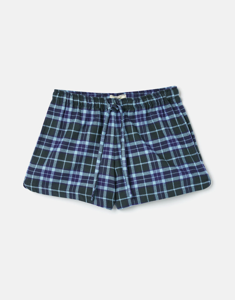 Women's Brushed Cotton Sleep Shorts – Jura Tartan - British Boxers