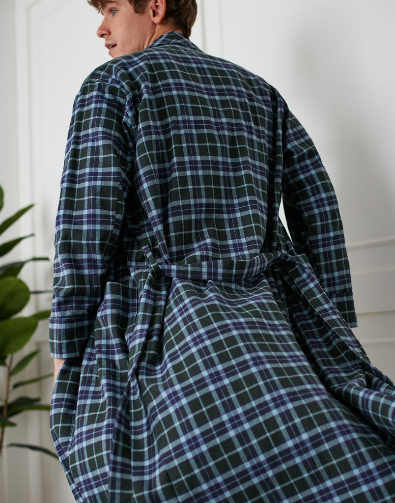 men's brushed cotton dressing gown Brushed Cotton Dressing Mens Patterned Dressing Gown Mens Thin Dressing Gown Outlet