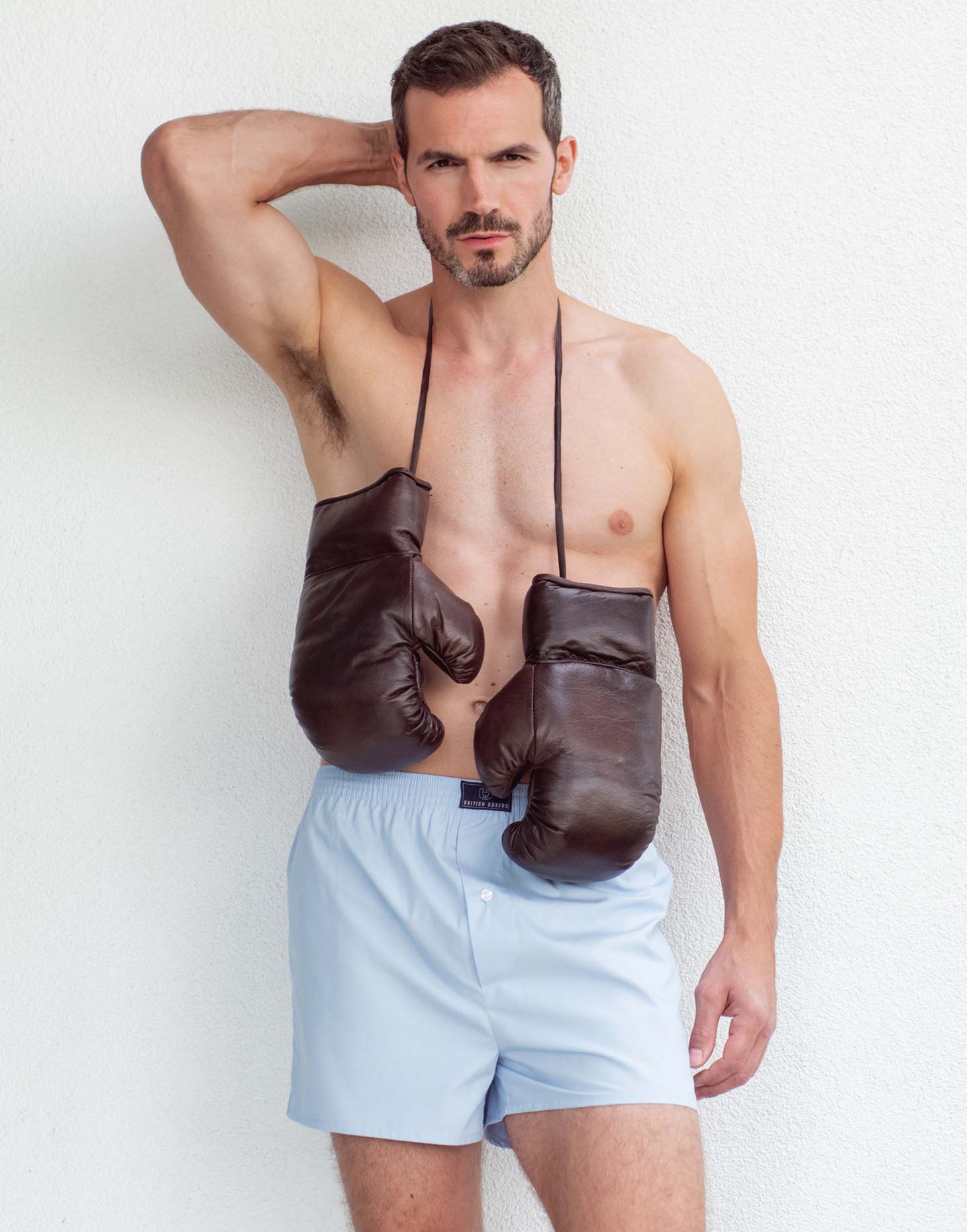 British Boxers – Sky Blue